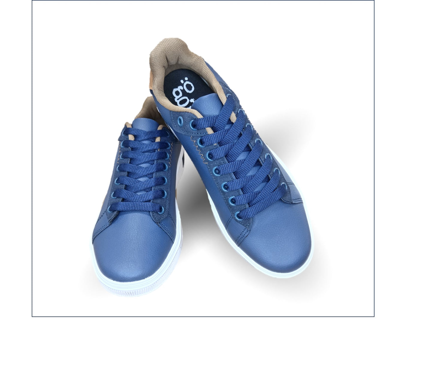 Tenis Urbano de moda Gosh 9150 Marino/Marino/Camel para hombre