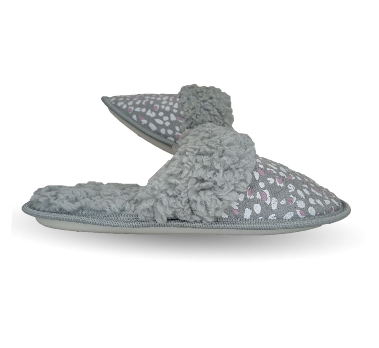 Pantufla Go Shoes 24722 Gris para mujer