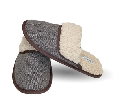 Pantufla Go Shoes 24835 Café para hombre