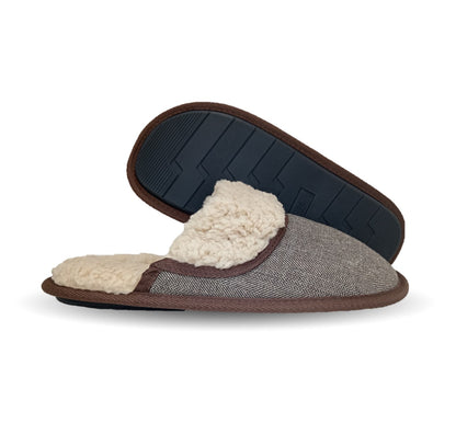 Pantufla Go Shoes 24835 Café para hombre