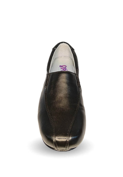 Zapato de Confort para pie diabético de piel de cabra Guadalupe 319 Negro para mujer