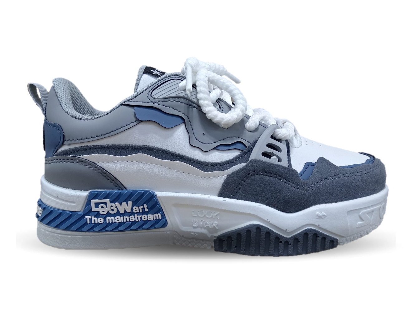 Tenis Urbano H Gross 313 Blanco/Gris para mujer