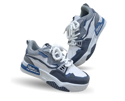 Tenis Urbano H Gross 313 Blanco/Gris para mujer