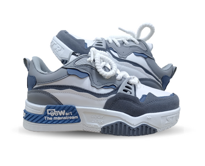 Tenis Urbano H Gross 313 Blanco/Gris para mujer