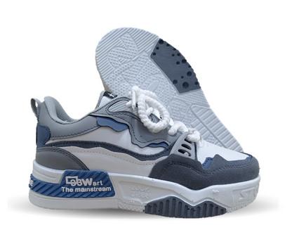 Tenis Urbano H Gross 313 Blanco/Gris para mujer