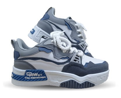 Tenis Urbano H Gross 313 Blanco/Gris para mujer