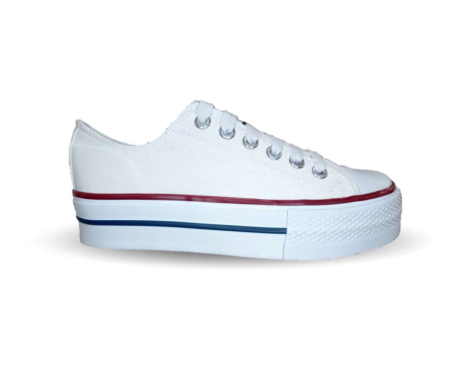 Tenis Urbano con plataforma baja H Gros 2022 Blanco/Blanco para mujer