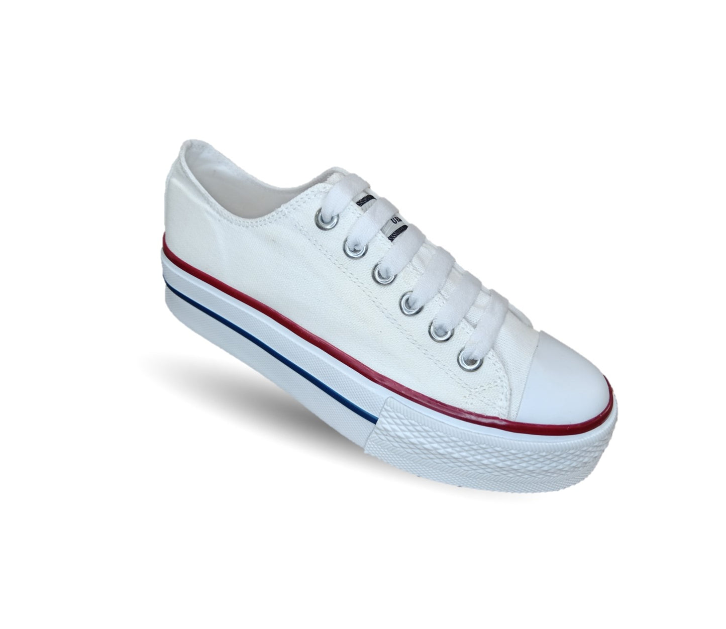 Tenis Urbano con plataforma baja H Gros 2022 Blanco/Blanco para mujer