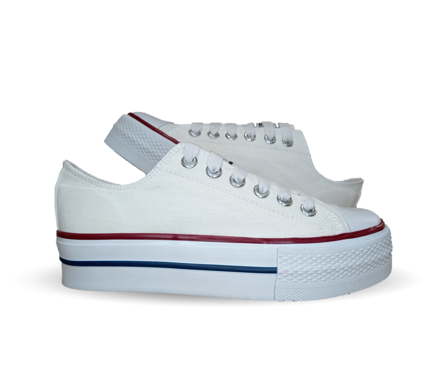 Tenis Urbano con plataforma baja H Gros 2022 Blanco/Blanco para mujer