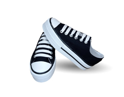 Tenis Urbano con plataforma baja H Gros 2022 Negro para mujer