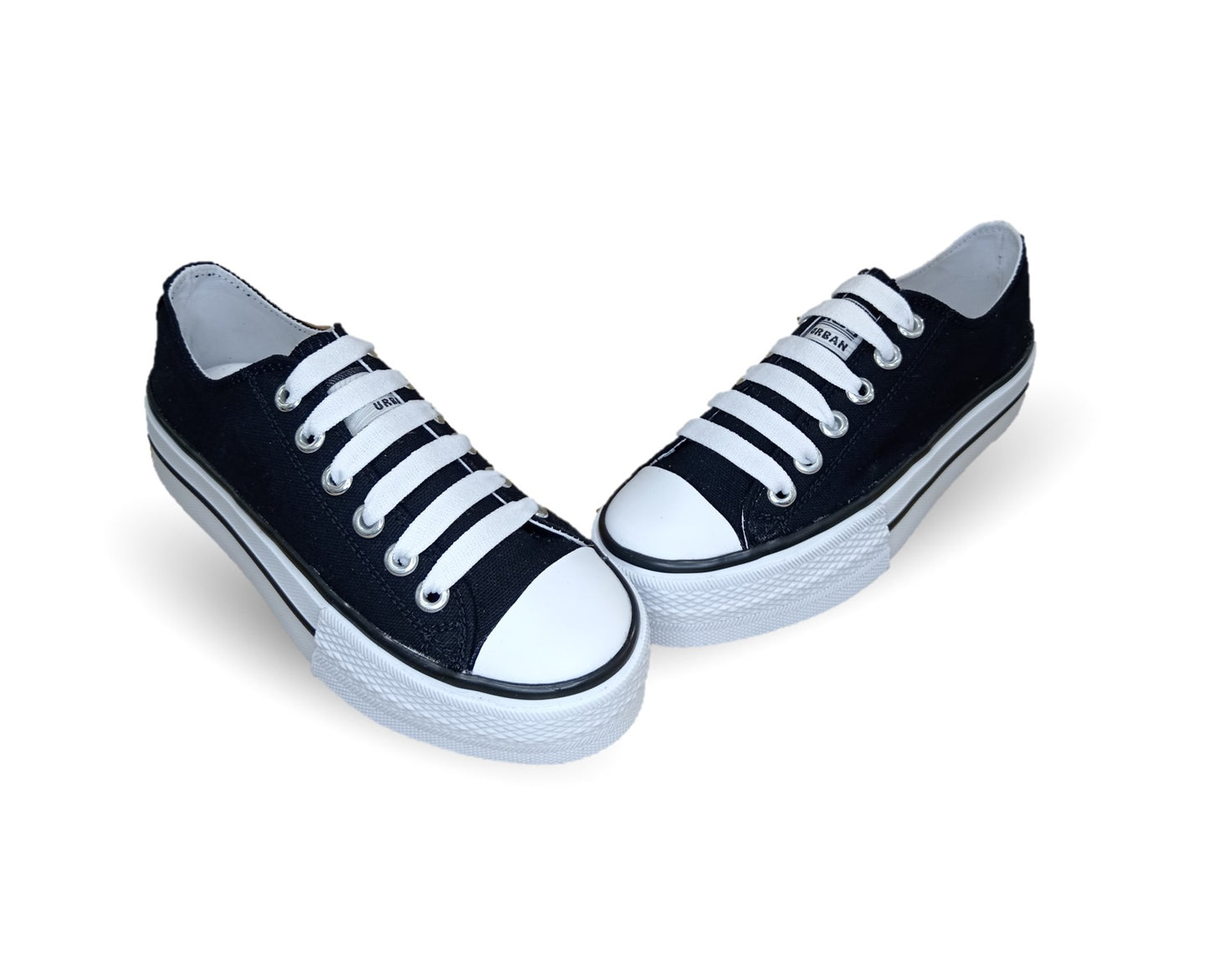 Tenis Urbano con plataforma baja H Gros 2022 Negro para mujer