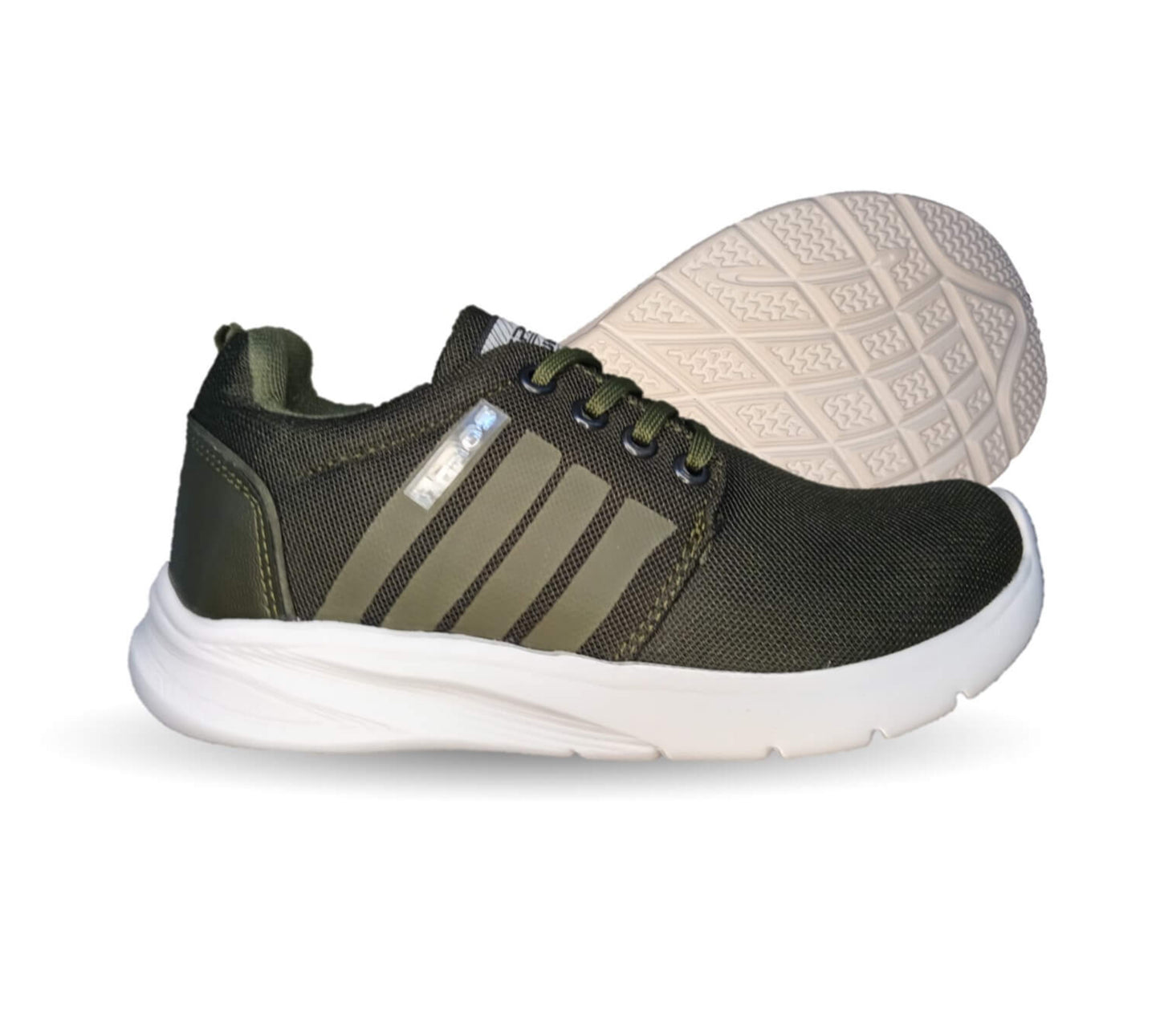 Tenis Deportivo H Gros 642 Verde Militar Unisex para hombre y mujer