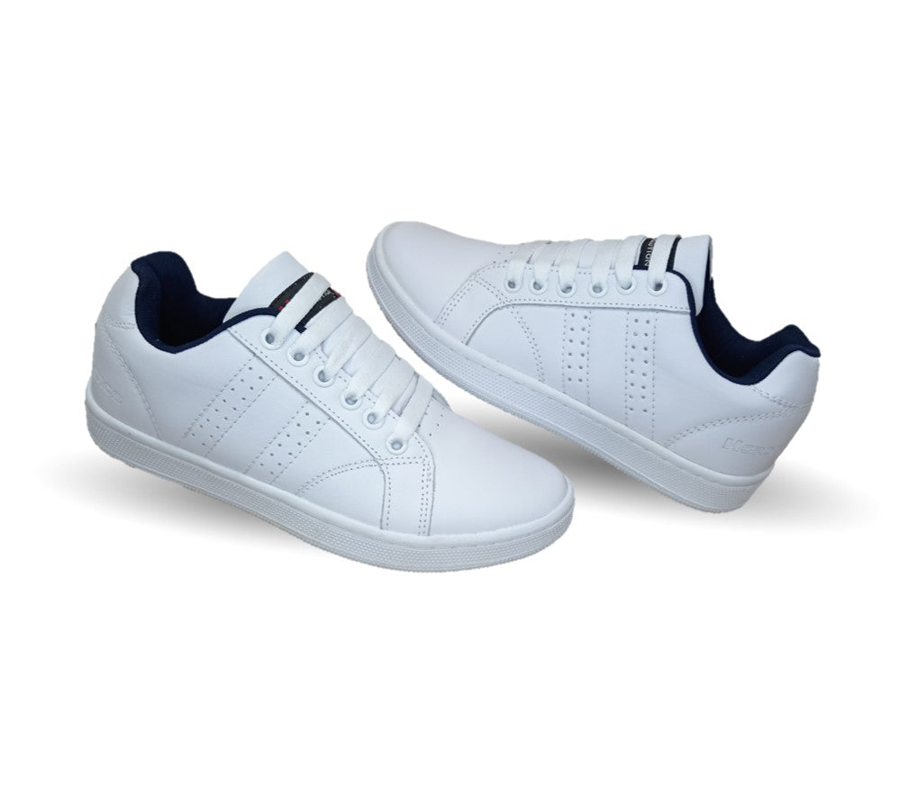 Tenis Urbano de piel H Gros 70 Blanco/Marino Unisex para hombre y mujer