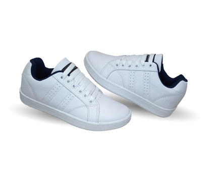 Tenis Urbano de piel H Gros 70 Blanco/Marino Unisex para hombre y mujer