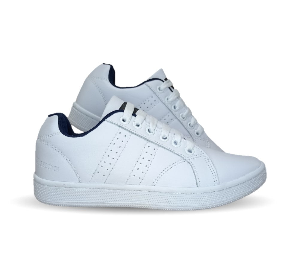 Tenis Urbano de piel H Gros 70 Blanco/Marino Unisex para hombre y mujer