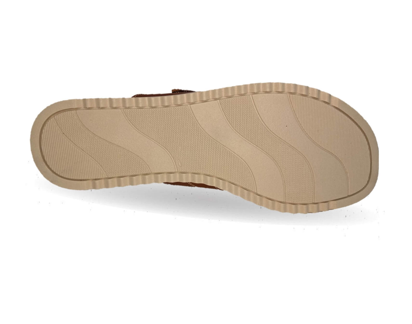 Sandalia de piel Hannia 1014 Tan para mujer