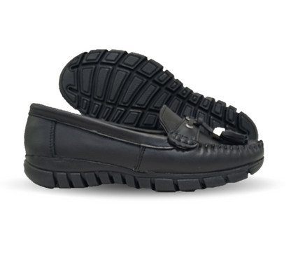 Zapato Casual de piel Hannia 1221 Negro para mujer