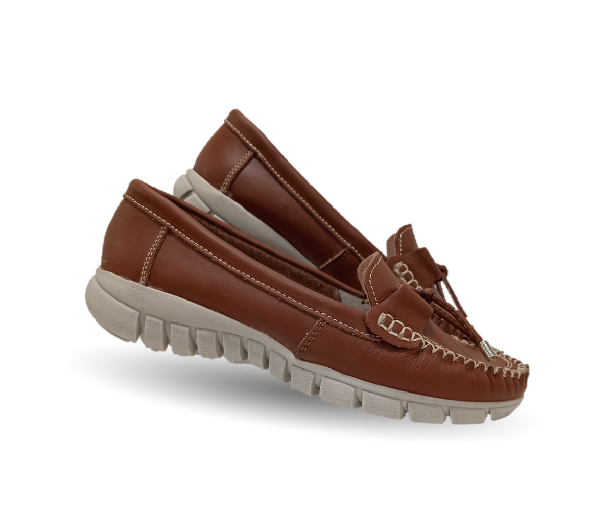 Zapato Casual de piel Hannia 1222 Tan para mujer