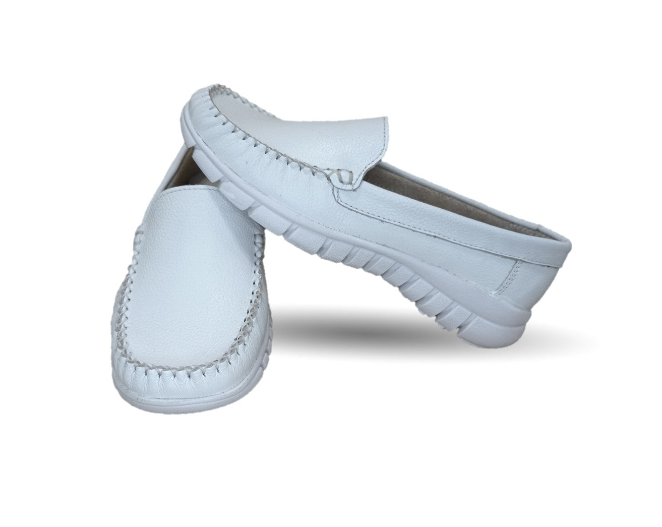 Zapato Casual de piel Hannia 1350 Blanco para mujer