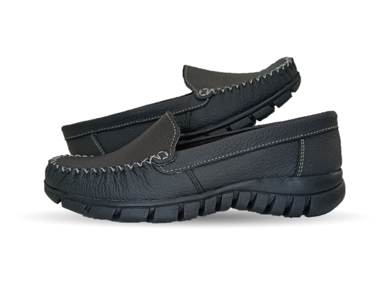 Zapato Casual de piel Hannia 1350 Negro para mujer