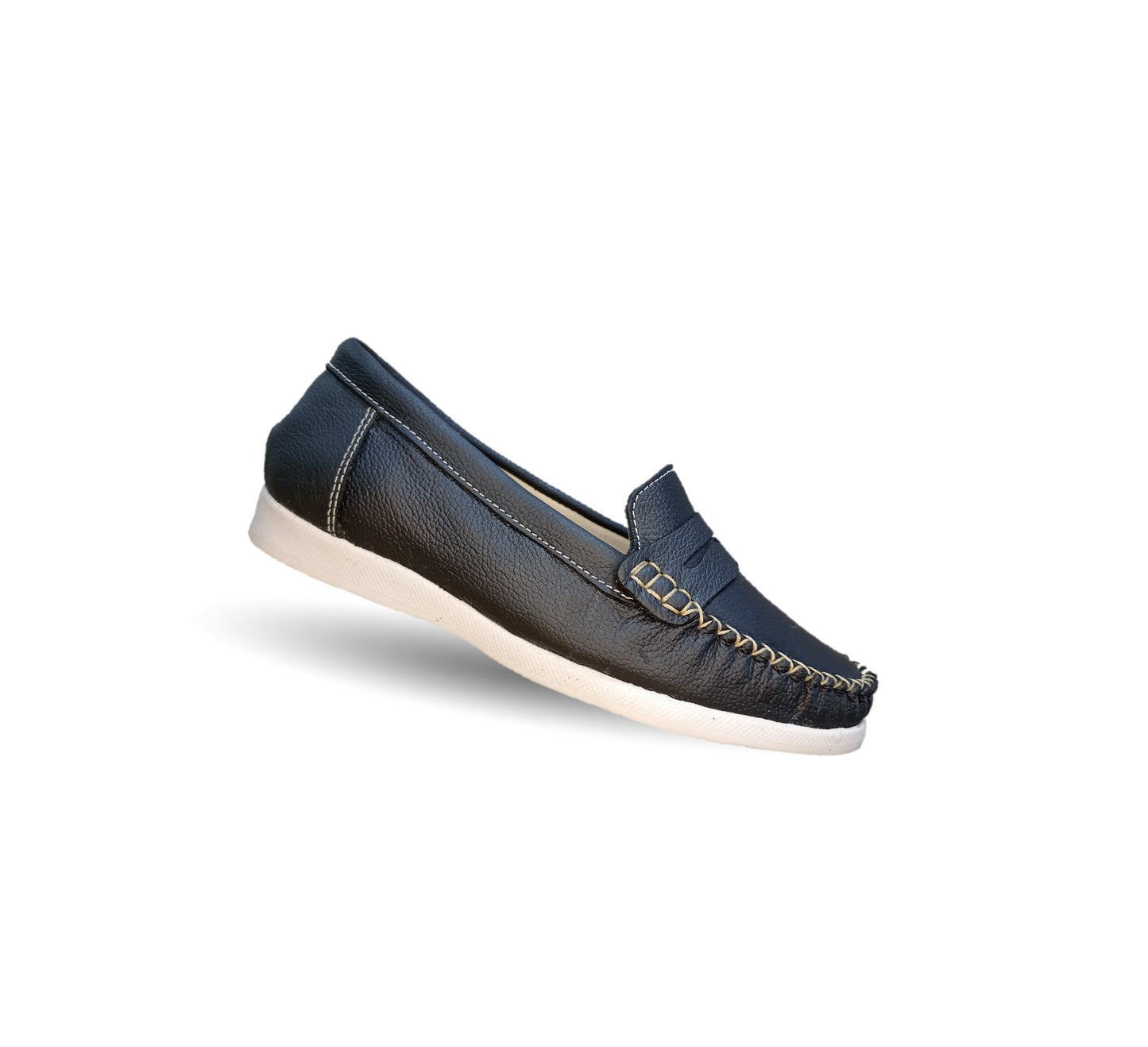 Zapato de Confort y Casual de piel Hannia 220 Negro para mujer