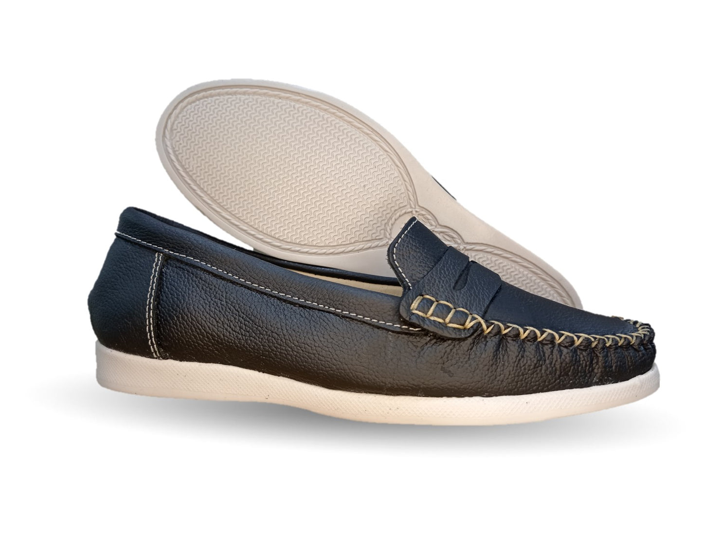 Zapato de Confort y Casual de piel Hannia 220 Negro para mujer