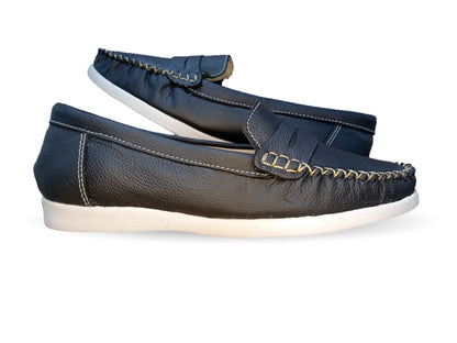 Zapato de Confort y Casual de piel Hannia 220 Negro para mujer