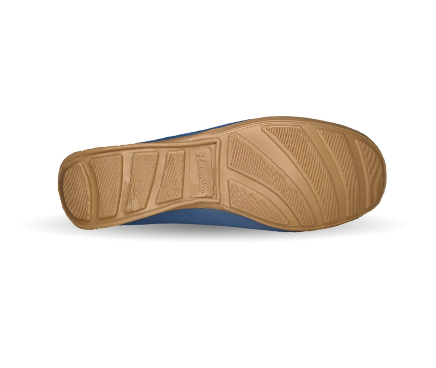 Zapato de Confort y Casual de piel Hannia 350 Mezclilla Azul para mujer