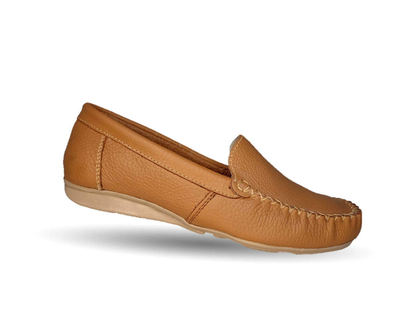Zapato de Confort y Casual de piel Hannia 350 Miel para mujer