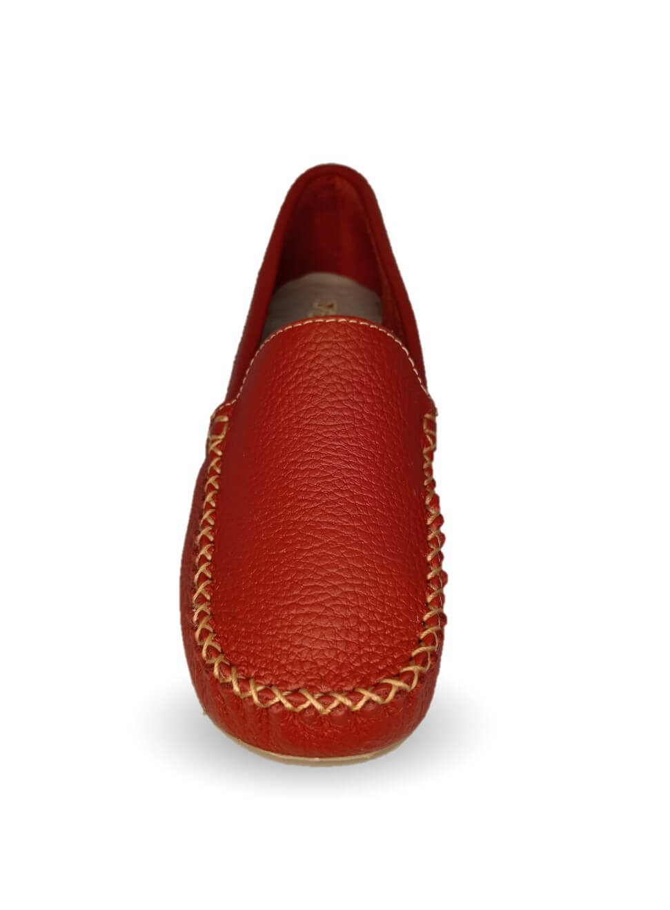 Zapato de Confort y Casual de piel Hannia 350 Rojo para mujer