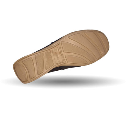 Zapato de Confort y Casual de piel Hannia 370 Marino/Rojo para mujer