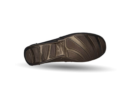 Zapato de Confort y Casual de piel Hannia 370 Negro para mujer