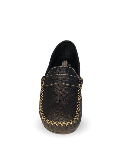Zapato de Confort y Casual de piel Hannia 370 Negro para mujer