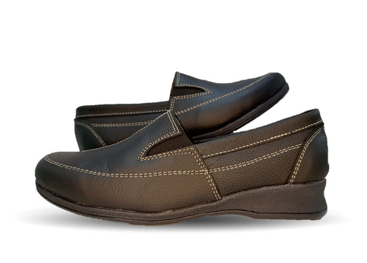 Zapato de Confort y Casual de piel Hannia 423 Negro para mujer