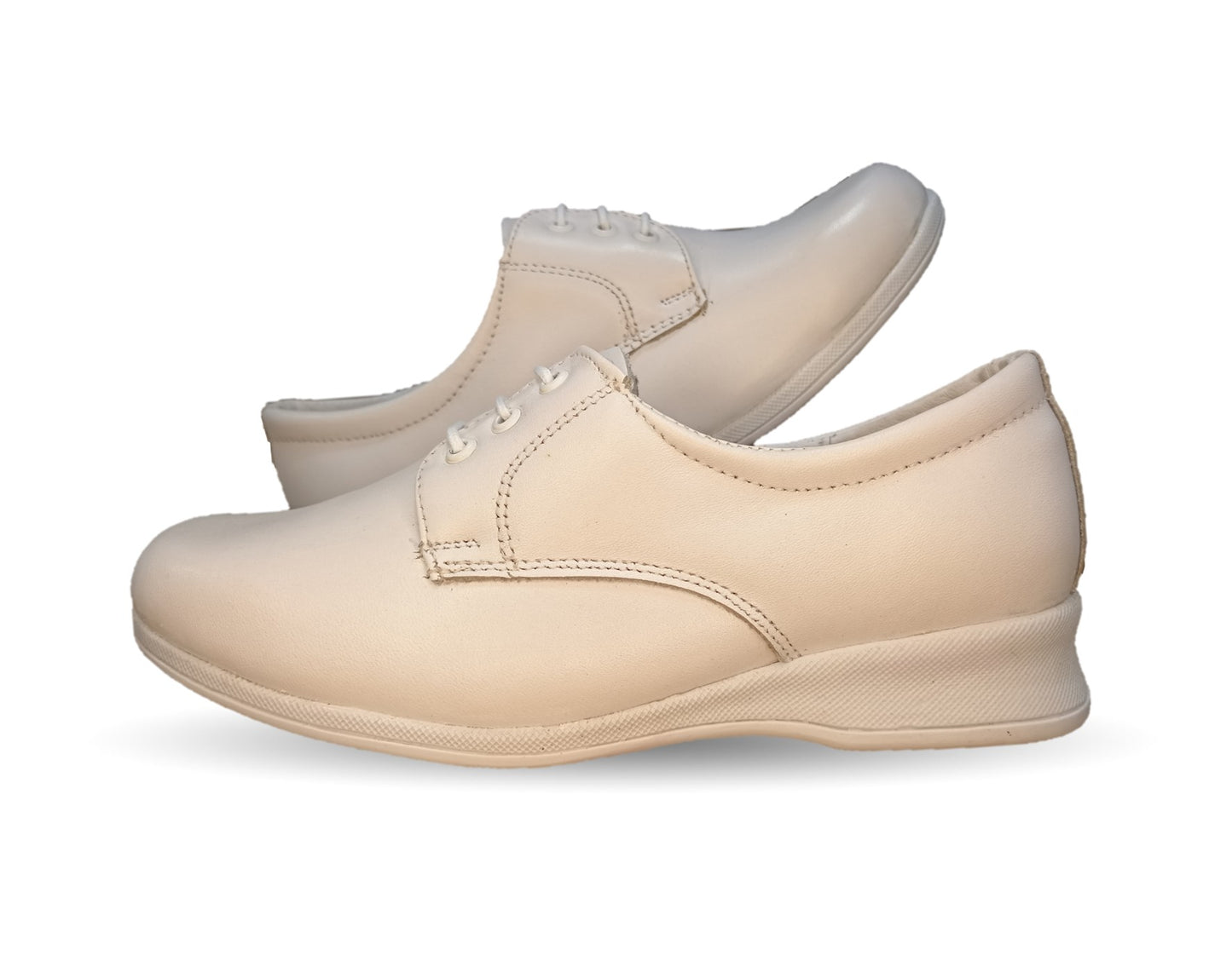 Zapato de Confort y Casual de piel Hannia 644 Blanco para mujer