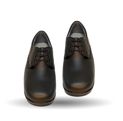 Zapato de Confort y Casual de piel Hannia 644 Negro para mujer