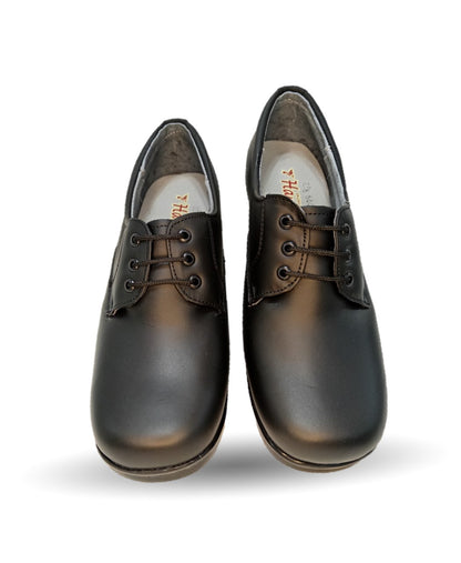 Zapato de Confort y Casual de piel Hannia 644 Negro para mujer