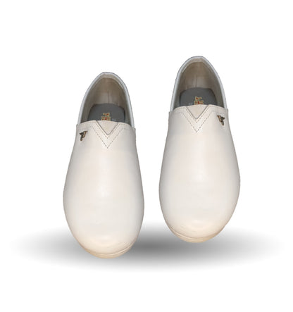 Zapato Casual de piel Hannia 705 Blanco para mujer