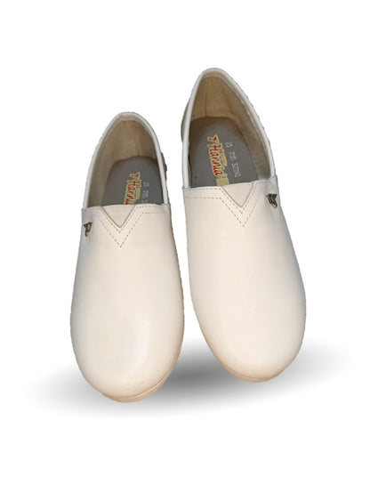 Zapato Casual de piel Hannia 705 Blanco para mujer