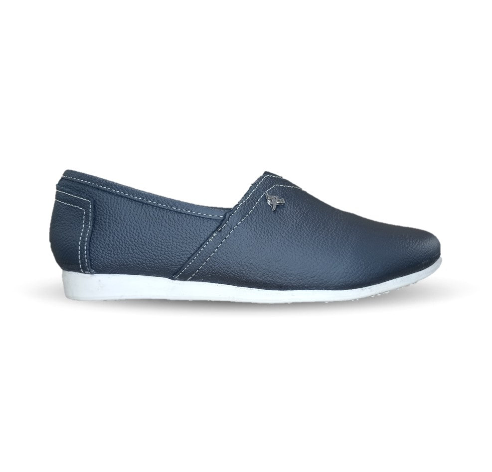 Zapato Casual Slip On de piel Hannia 705 Negro para mujer