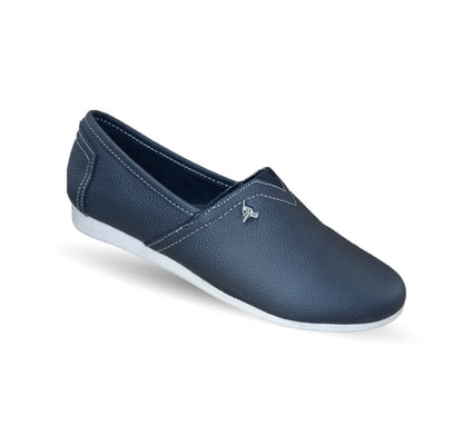Zapato Casual Slip On de piel Hannia 705 Negro para mujer
