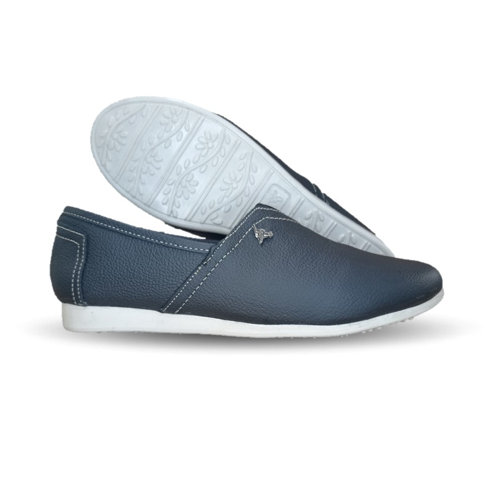 Zapato Casual Slip On de piel Hannia 705 Negro para mujer