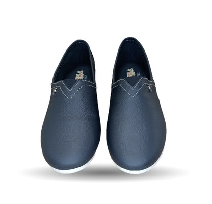 Zapato Casual Slip On de piel Hannia 705 Negro para mujer