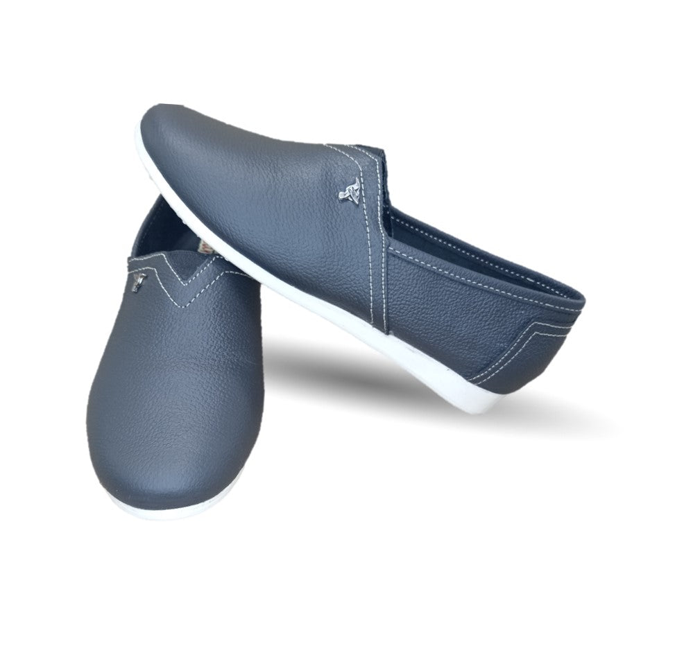 Zapato Casual Slip On de piel Hannia 705 Negro para mujer