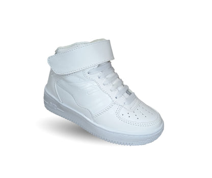 Tenis Urbano y Escolar Harman 1003 Blanco/Blanco Unisex para niño y niña