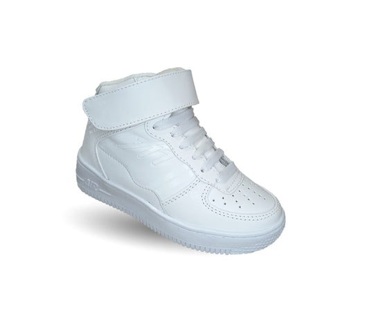 Tenis Urbano y Escolar Harman 1003 Blanco/Blanco Unisex para niño y niña