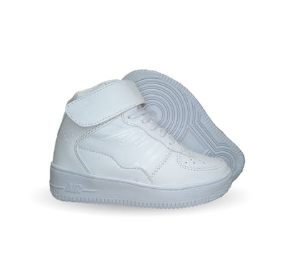 Tenis Urbano y Escolar Harman 1003 Blanco/Blanco Unisex para niño y niña