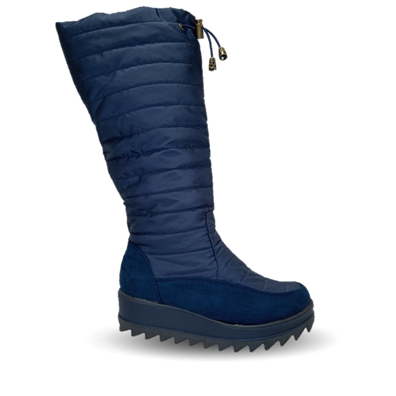 Bota Casual con cierre interno Itzel 310 Microfibra Marino para mujer