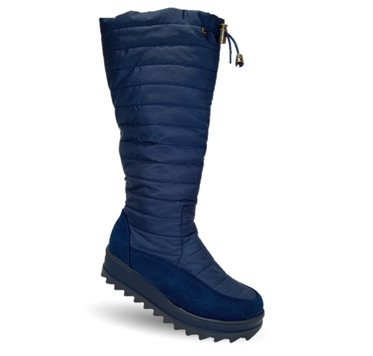 Bota Casual con cierre interno Itzel 310 Microfibra Marino para mujer