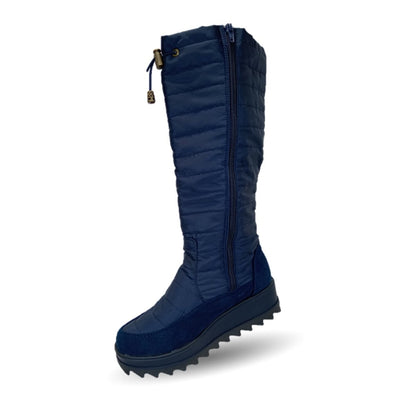 Bota Casual con cierre interno Itzel 310 Microfibra Marino para mujer